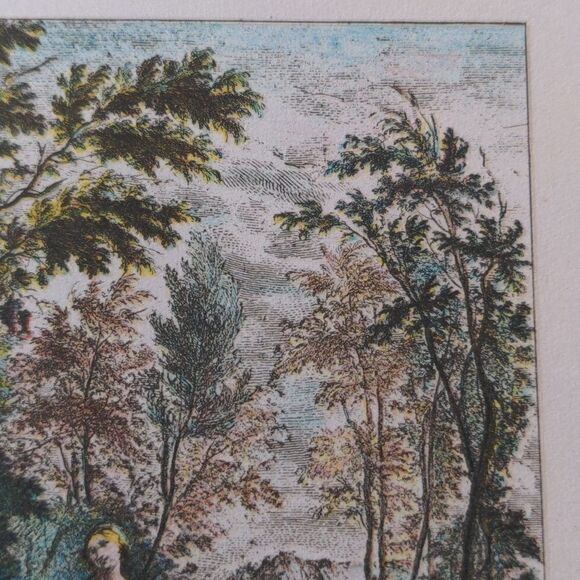 ‎Giuseppe Zocchi vintage lithograph print Settembre - Picture 7 of 8